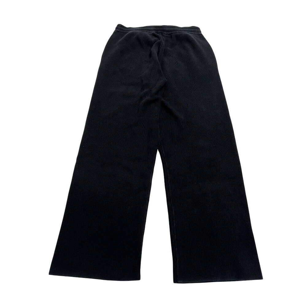 ALO Yoga Scholar Straight Leg Sweatpants in Black - Picture 6 of 9
